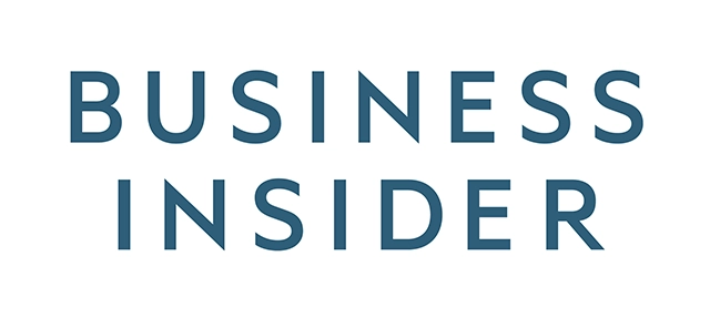 Business Insider logo in blue on white.